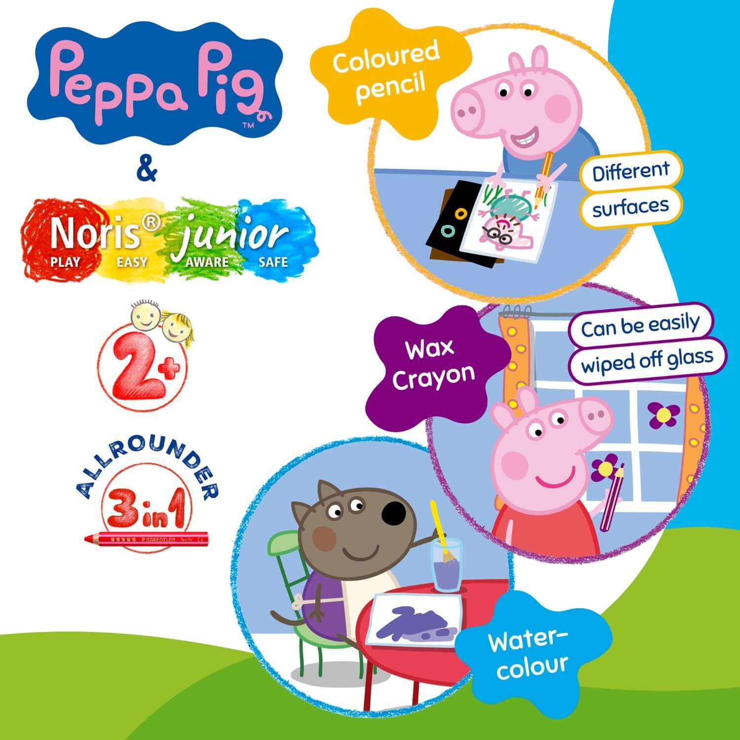 Peppa Pig Coloured Pencils — Staedtler Noris junior