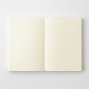 MD Notebook <A7> Blank A open view showing blank pages for writing pleasure.