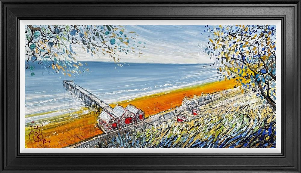 Overlooking Saltburn - Live Painting by Nigel Cooke