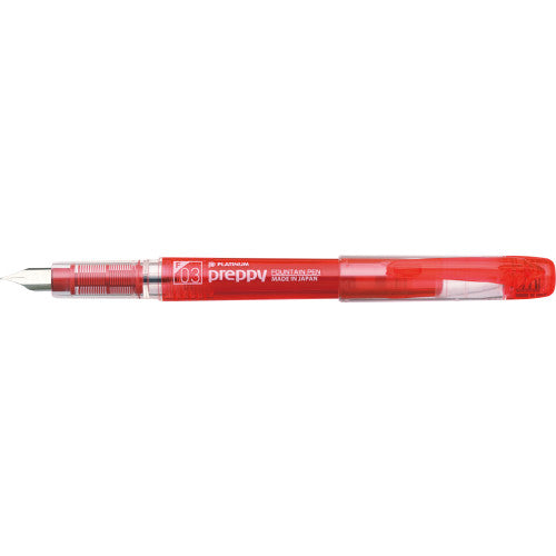 Platinum Preppy Fountain Pen Red 03 Fine