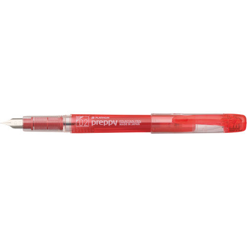 Platinum Preppy Fountain Pen Red 02 Extra Fine