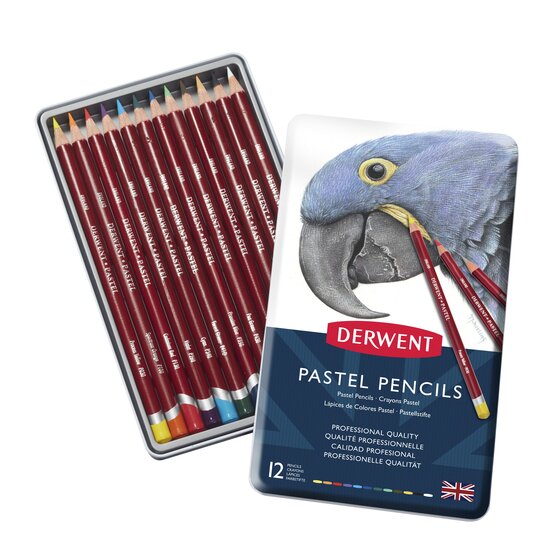 Derwent Pastel Pencil 12 Tin