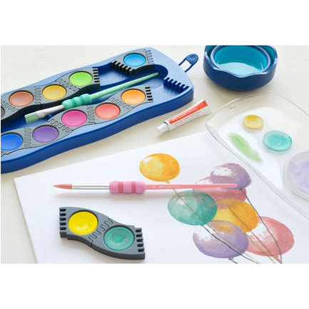 Faber-Castell Brush Set of 4 Soft Touch Pastel Blistercard