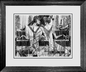Piano Bar Sketch by Andrei Protsouk