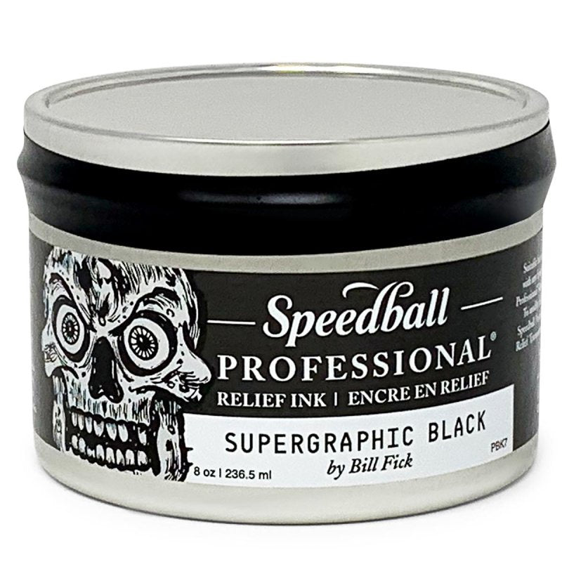 Professional Relief Ink 236ml (8oz) - Supergraphic Black