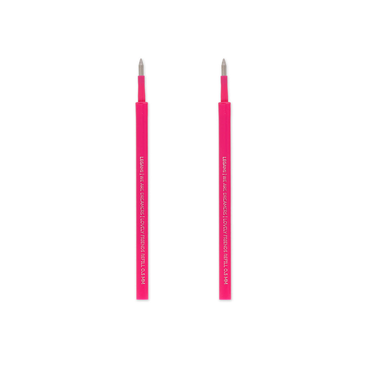 Legami 2 Refills Gel Pen L. Friends - Lovely Friends Refill Set - Pink