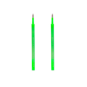 Legami 2 Refills Gel Pen L. Friends - Lovely Friends Refill Set - Neon Green