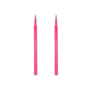 Legami 2 Refills Gel Pen L. Friends - Lovely Friends Refill Set - Neon Pink