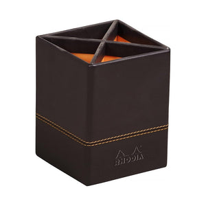 Rhodia ORANGE AND BLACK IS BEAUTIFUL, Pencil pot - Black