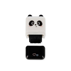 Legami Deco Roller Stamp - Decorative Roller Stamp - Panda - Black Ink