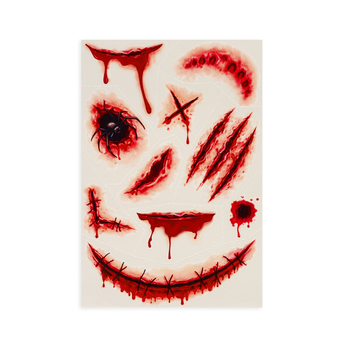 Legami Creepy Tattoos temporary tattoos, alternative view