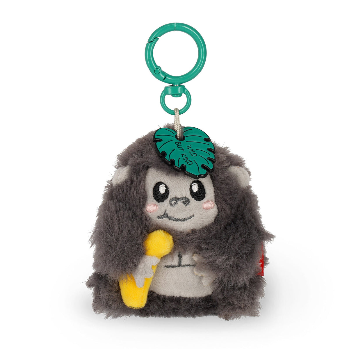 Legami Gorilla Super Soft plush key ring