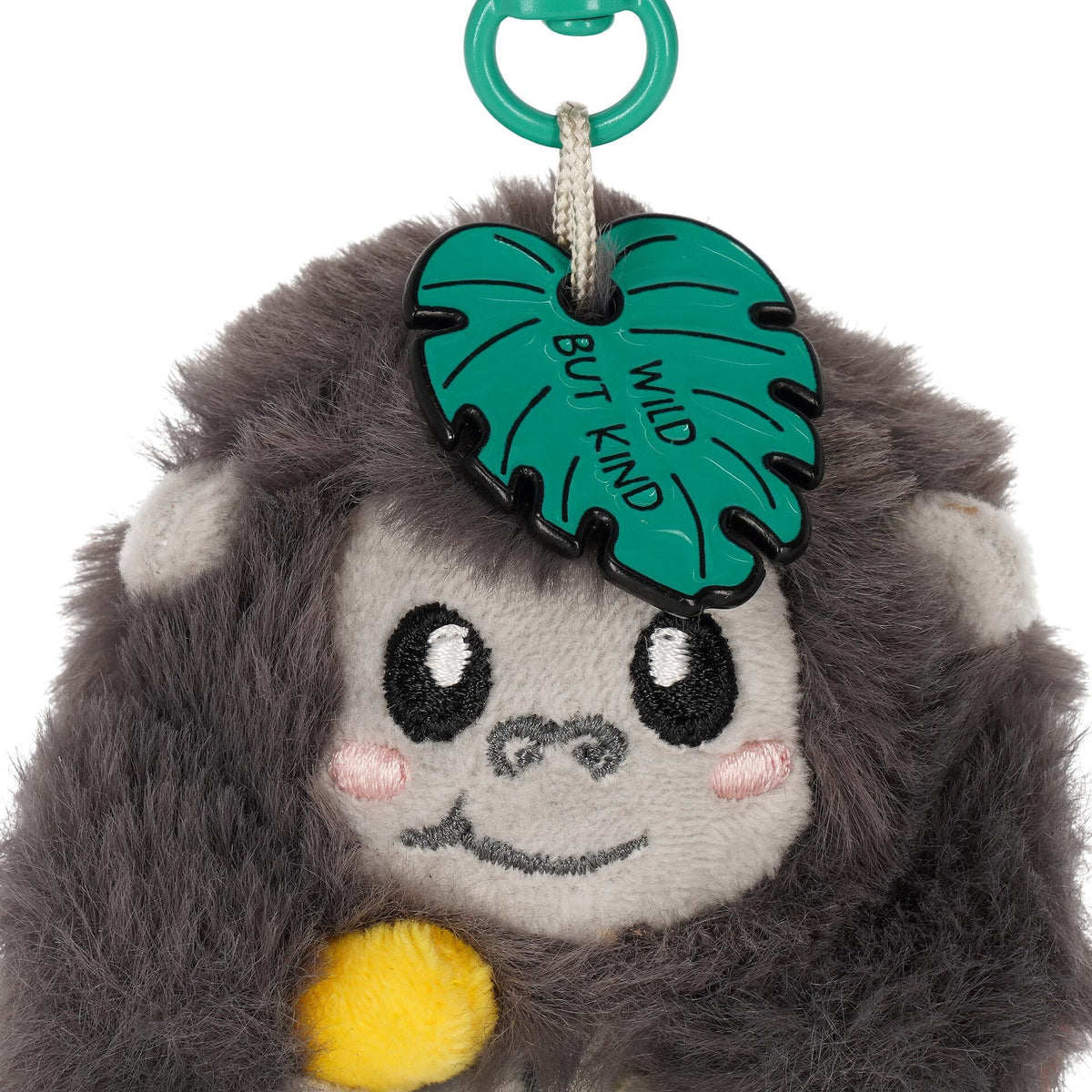 Legami Gorilla Super Soft plush key ring — view 3
