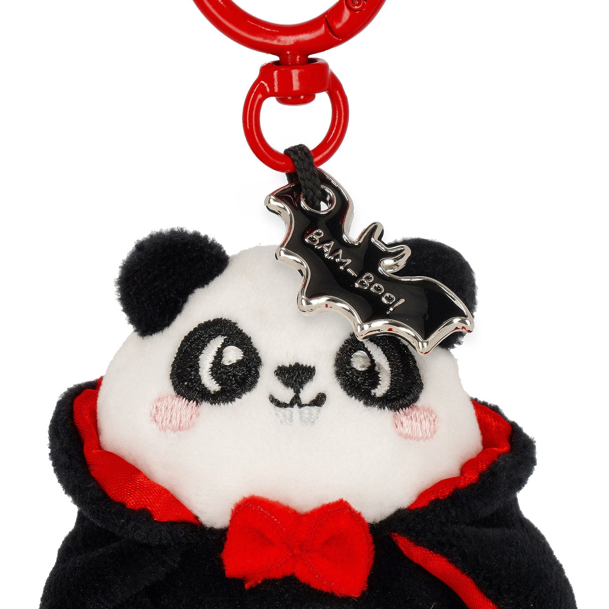 Legami Bam-Boo panda plush key ring, detail