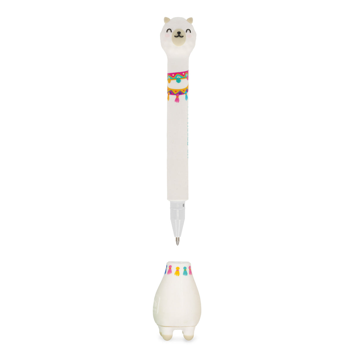 LEGAMI Stand-Ink Ovation - Ballpoint Pen With Base - Llama - 1 Mm - Sky Blue Ink