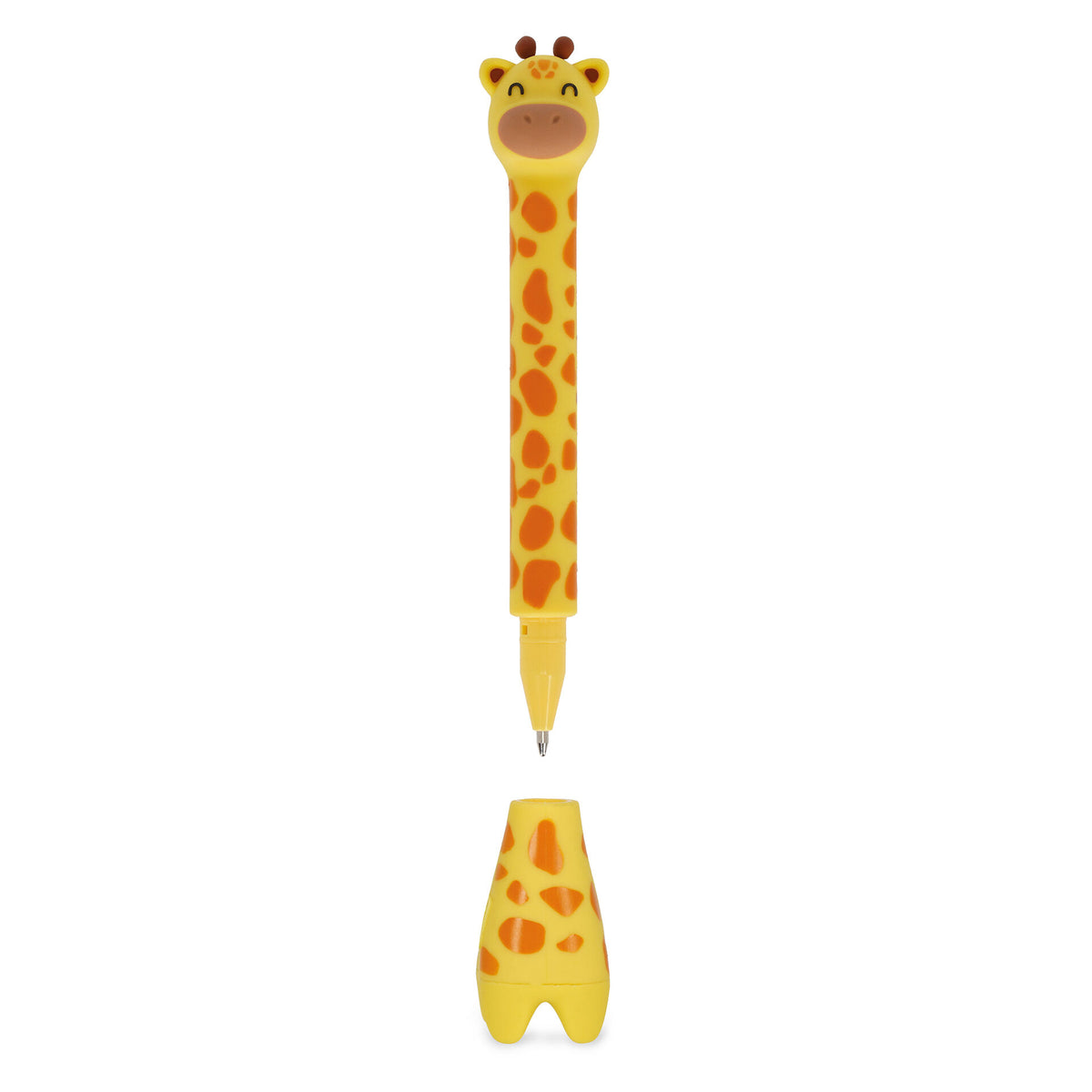 LEGAMI Stand-Ink Ovation - Ballpoint Pen With Base - Giraffe - 1 Mm - Blue Ink