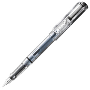 LAMY safari Fountain Pen featuring a transparent body and a sleek design.