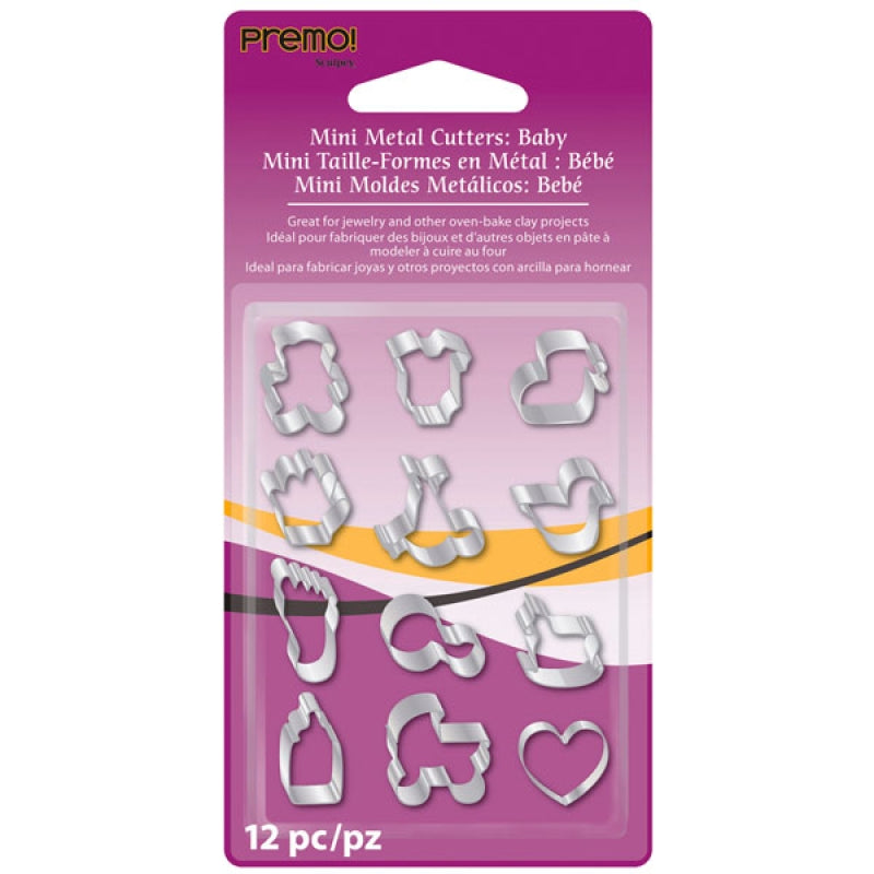 Sculpey Mini Metal Cutters Bab