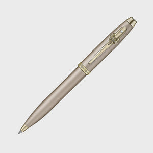 Sheaffer 100 Emily in Paris Champagne Gold Ballpoint Pen – Bow Clip with elegant finish and polished trims for everyday use.