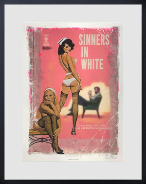 Sinners In White (Pulp) by Linda Charles – signed studio edition