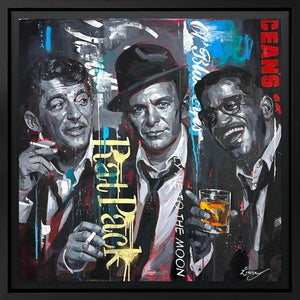 Smoke, Suits and Swing by Zinsky – signed mixed-media limited edition