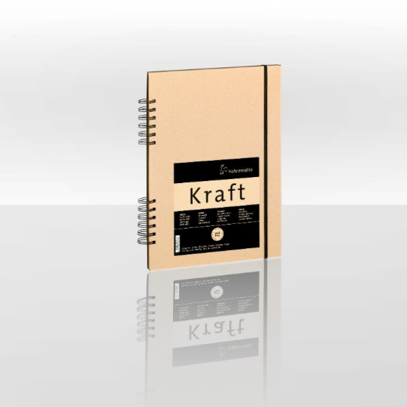 Spiral Sketch Book Kraft A4