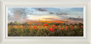 Sunset Over The Hills by Kimberley Harris