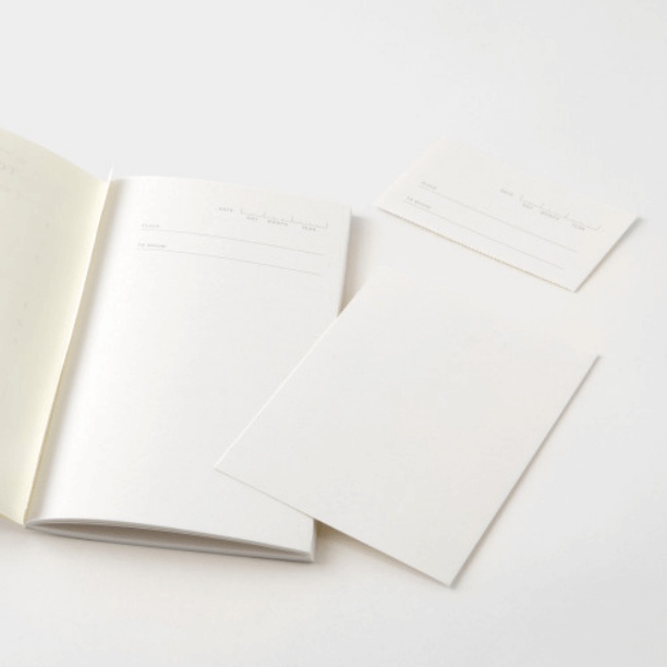 TRAVELER’S Limited Edition Notebook TOKYO Postcard Refill with perforated pages for postcards, ideal for sketching and writing memories.