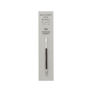 TRC Refill for BRASS Ballpoint Pen packaging showing a refill cartridge on a branded card.
