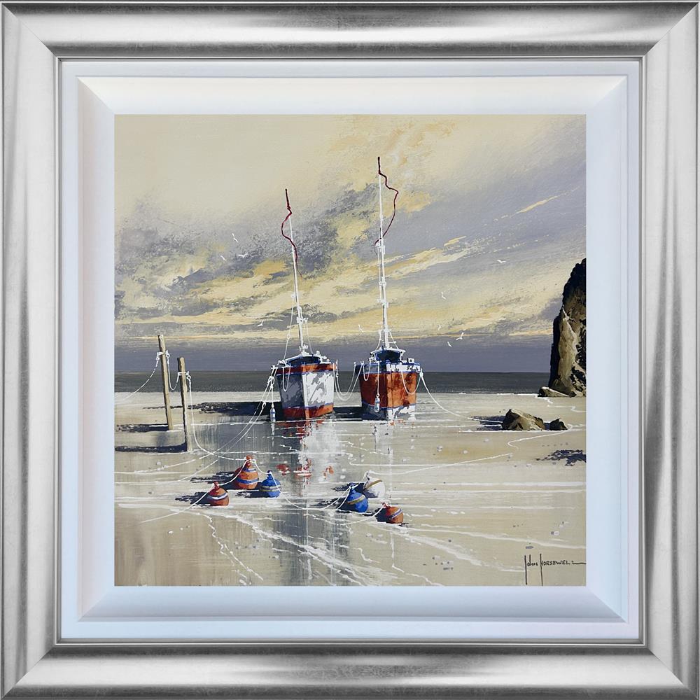Tethered at Sunset by John Horsewell
