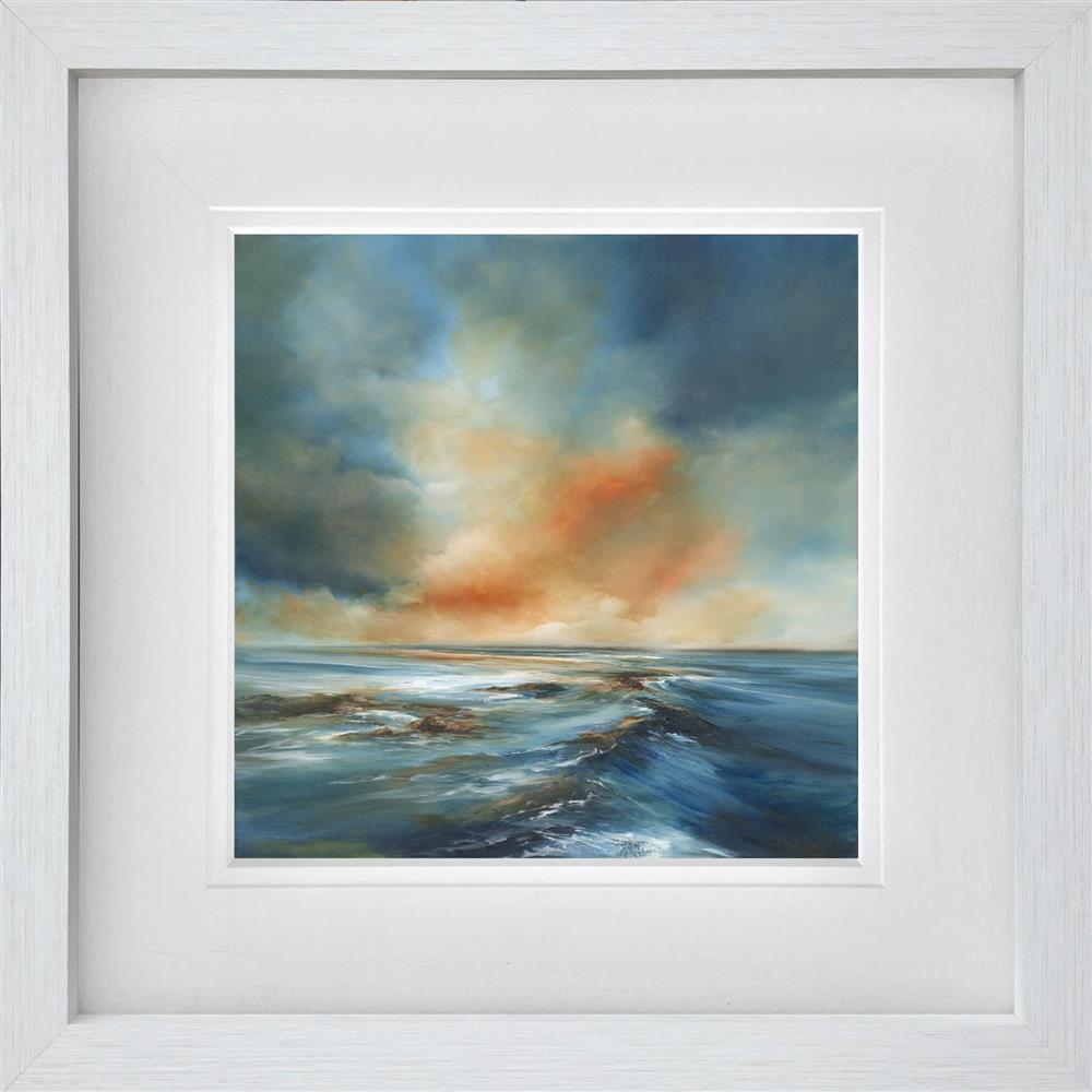 The Journey Begins Miniature by Alison Johnson, studio edition on canvas