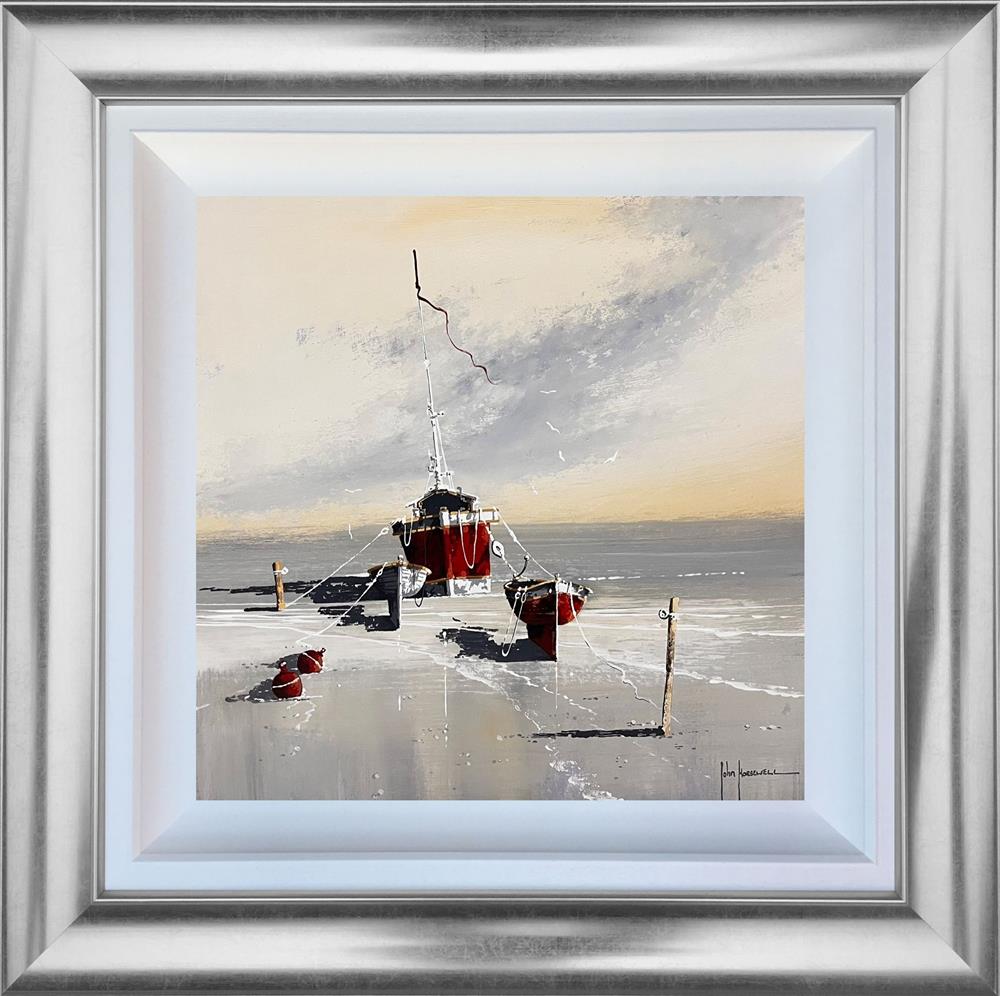 The Last Voyage Home by John Horsewell, original acrylic marine painting