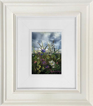 The Path Through Petals by Kimberley Harris, original oil on board