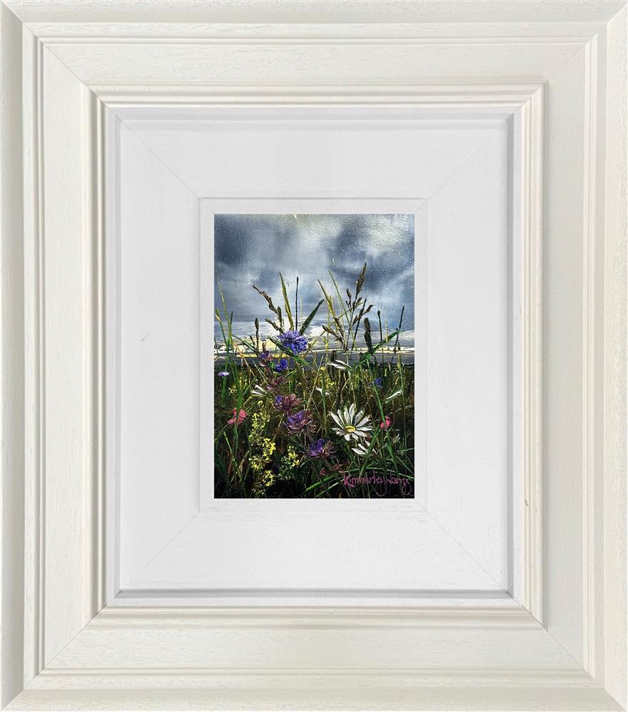 The Path Through Petals by Kimberley Harris, original oil on board