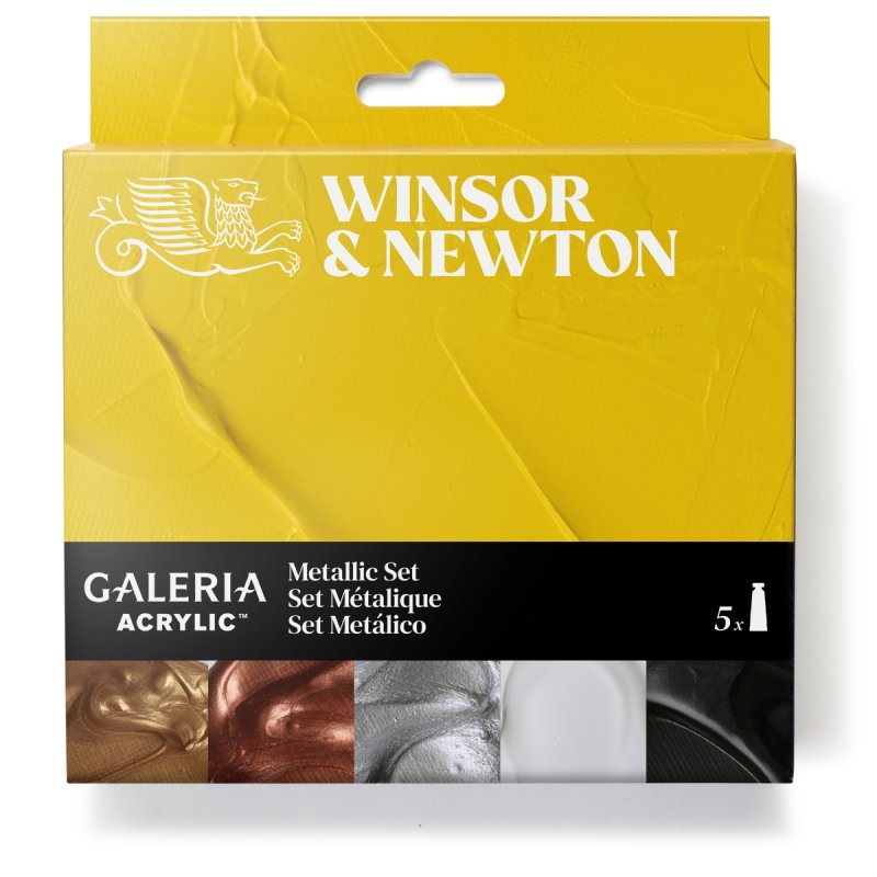 Winsor & Newton Galeria Metallic Set - 5 x 60ml