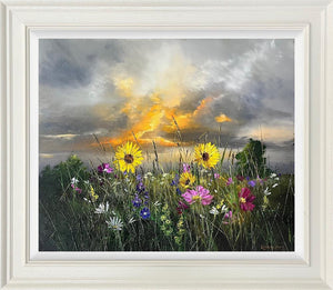 Where The Day Stays Two Steps Ahead by Kimberley Harris — original oil on board