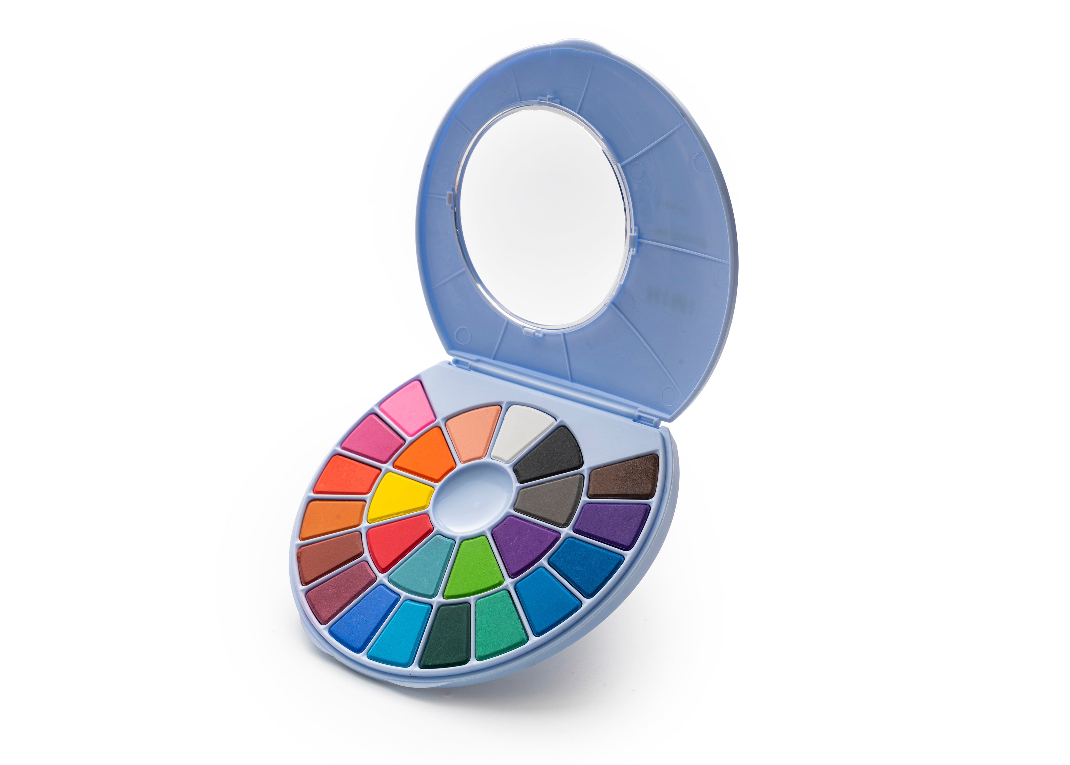 HIMI Solid Watercolour Set - 24 Colours + Brush (Blue Case) alternate view.