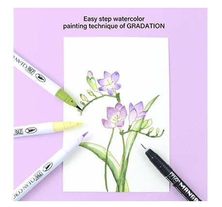 Zig Exploring Watercolor Tulip Painting Kit