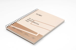 HIMI Paper Pad Mixed Media - 22.9 x 30.5cm, 180gsm (40 Sheets, Spiral Bound) alternate view of the pad.