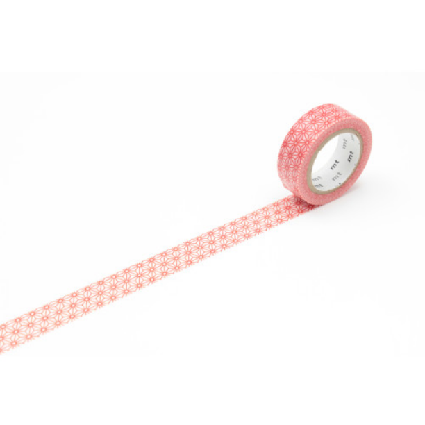 mt Washi Tape 1P deco - asanoha shuaka