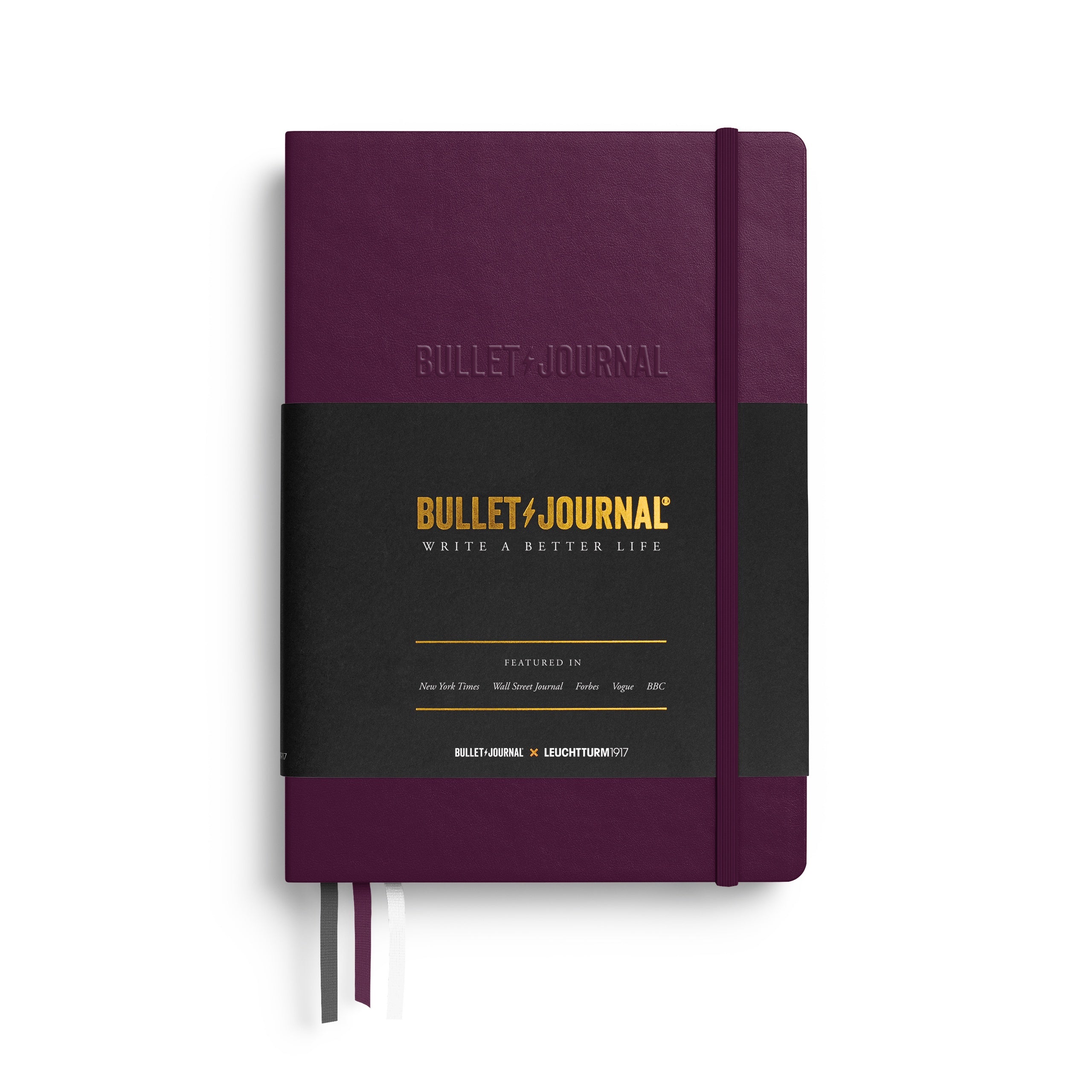 LEUCHTTURM1917 Bullet Journal Edition 2 - Medium (A5) Hardcover, Purple26