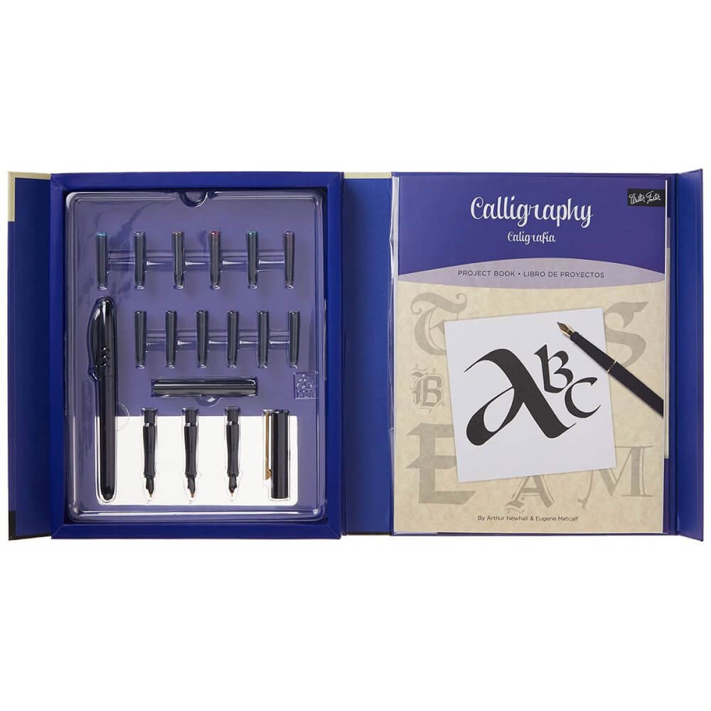 Calligraphy Kit – A Complete Kit for Beginners including 32-page instruction book and pens for learning classic calligraphic styles.