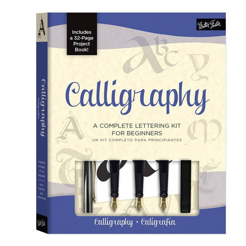 Calligraphy Kit – A Complete Kit for Beginners box with pens and instruction book