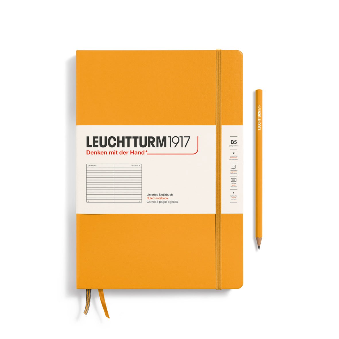 LEUCHTTURM1917 Classic B5 Composition – Rising Sun, Ruled (366167)