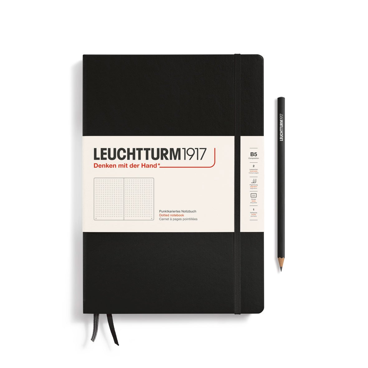 LEUCHTTURM1917 Classic B5 Composition – Black, Dotted (366184)