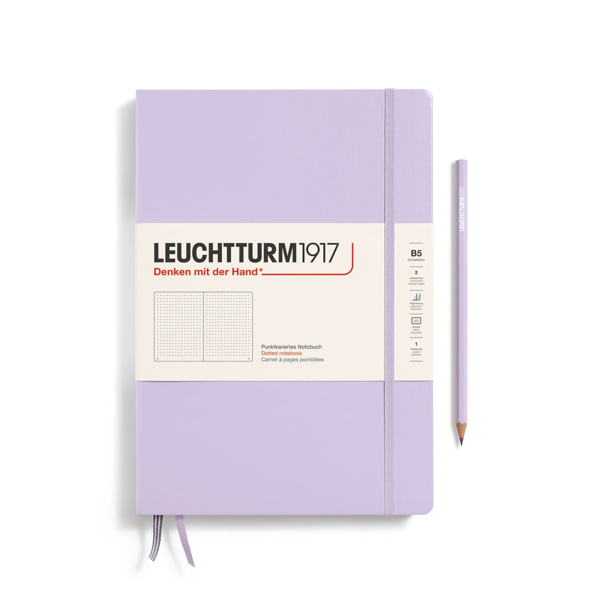 LEUCHTTURM1917 Classic B5 Composition – Lilac, Dotted (368150)