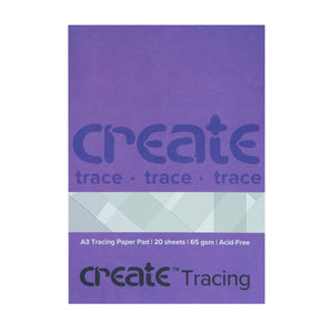 Create A3 Tracing Paper Pad 65gsm - 20 Sheets