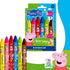 Peppa Pig Wax Crayons by Staedtler Noris junior — chubby triangular crayons for toddler hands