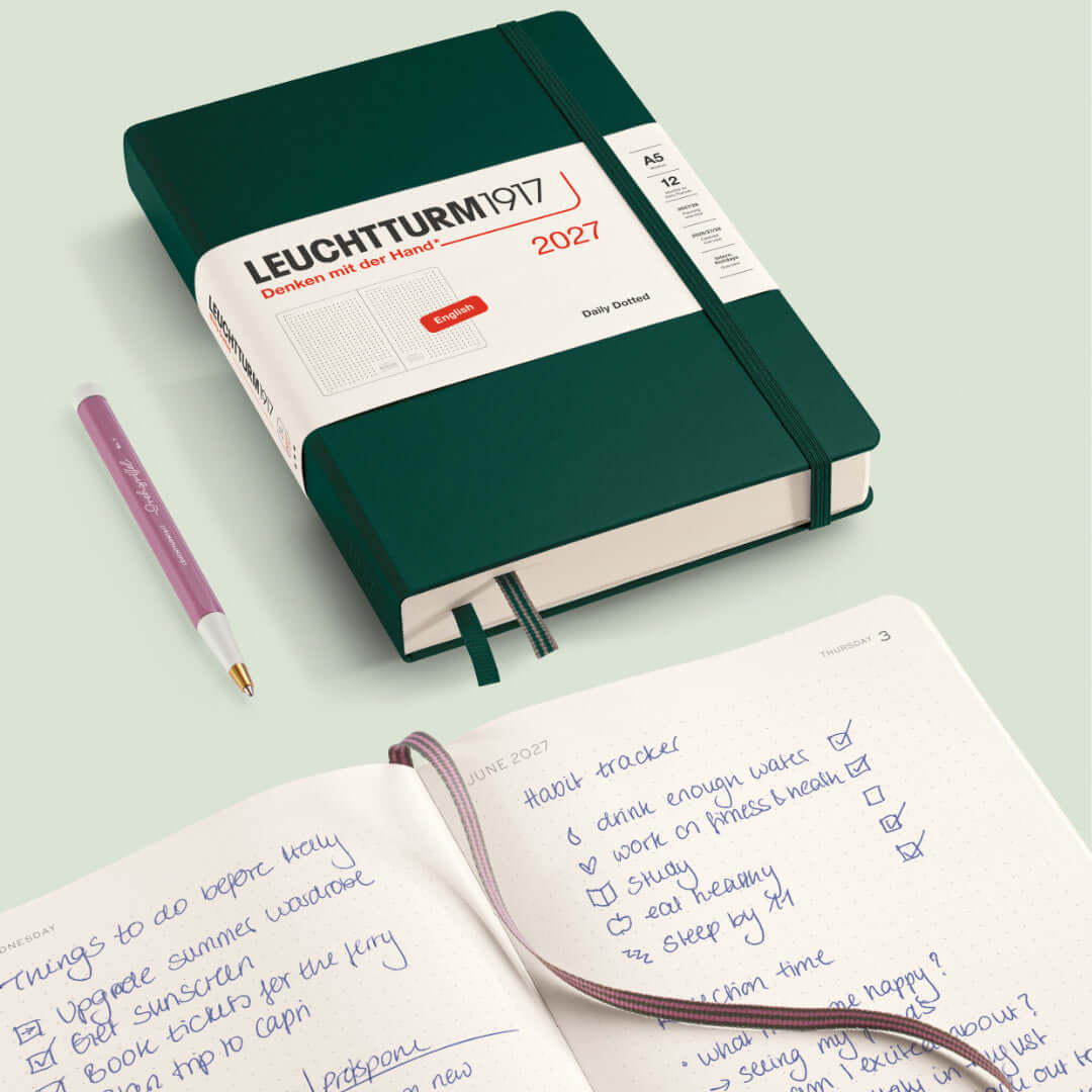 Leuchtturm1917 Daily Planner 2027 A6 Pocket - page-per-day layout