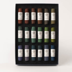 Dark 1-18 Small Stick Soft Pastel Set — view 2